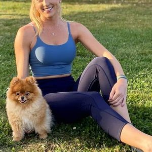 NUOVI <span class=keywords><strong>Leggings</strong></span> Capri da <span class=keywords><strong>Donna</strong></span> (<span class=keywords><strong>3</strong></span> Pezzi) con Tasche - Vita Alta, Controllo Pancia, per Allenamento, Palestra, Yoga, in Poliestere, Stile Vintage - Product Image 2