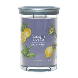 Vela Aromática YANKEE CANDLE - TUMBLER GRANDE 2 STOPPINI Té Negro y Limón - Product Image 1