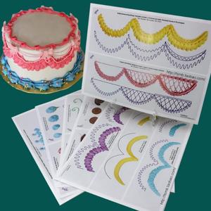 23 pz/set glassa <span class=keywords><strong>Piping</strong></span> ugelli pratica disegni bordo torta pasticceria principiante pratica carta fondente decorazione accessori - Product Image 1