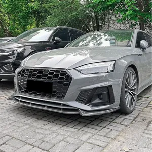สปอยเลอร์กันชนหน้ารถยนต์ StarNav สำหรับ A5 8W TFSI TDI S-Line รุ่น A5 S5 B9 B9.5 ปี 2020-2024 ชุดแต่ง Facelift - Product Image 5