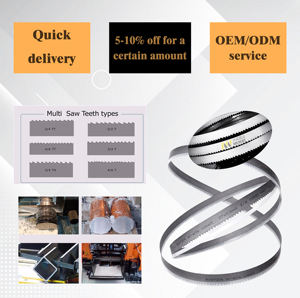 Lame de scie à ruban M42 Lames de scie à ruban bimétallique pour bois aluminium métal acier inoxydable - Product Image 3