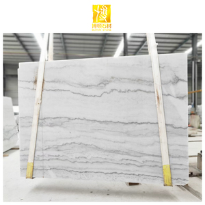 Boton đá giá rẻ nhất Trung Quốc Quảng Tây bằng đá cẩm thạch trắng lớn đá tự nhiên bằng đá cẩm thạch trắng sàn gạch - Product Image 1