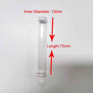 Abd stokta en çok satan destek özel boyut temizle 0.5ml 1ml kartuş paketi küçük şeffaf PVC <span class=keywords><strong>PC</strong></span> plastik tüpler ambalaj - Product Image 3