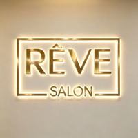 Enseigne de Luxe Dorée 3D Rétroéclairée à LED, Lettres Canal, Logo Acrylique Personnalisé avec Halo Lumineux pour Salon de Beauté, Fixation Murale