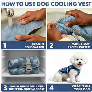 Chaleco Refrigerante Transpirable para Perros, Chaqueta Ligera con Protección Solar, Chaleco Refrigerante Suave para Mascotas, Alivio del Calor de Verano, Uso en Paseos y Entrenamientos al Aire Libre - Product Image 5