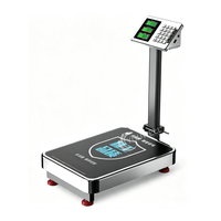 Balance de plateforme numérique commerciale 40-300 kg, haute précision, en acier inoxydable, clavier étanche, affichage LED, balance électronique de table