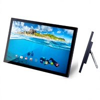 Pantalla Digital de Señalización de 21.5 Pulgadas, Nueva, de Plástico, Elegante y Delgada, Reproductor de Anuncios, OEM Android LCD Táctil, Kiosco Delgado de Pared, Venta al Por Mayor
