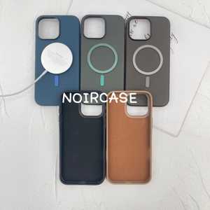 Pour iPhone 16 Pro Max Business Phone Case-Matériau de qualité supérieure, motif quadrillé, magnétique, grande <span class=keywords><strong>d</strong></span>écoupe, tissu intérieur - Product Image 4