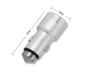 Chargeur de voiture double USB, en alliage d'aluminium, durable, de haute qualité, 2,1a, pour téléphone portable, pour voiture de tourisme, vente en gros, <span class=keywords><strong>2022</strong></span> - Product Image 4