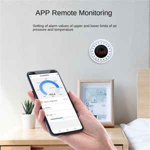 Tuya スマート 大気圧 WiFi <span class=keywords><strong>Zigbee</strong></span> 温度検知 LEDディスプレイ リモート気圧センサー 家庭用バッテリー対応 - Product Image 4