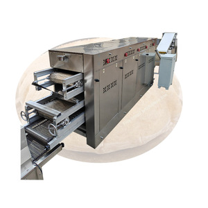 Máquina de pan de pita de alta calidad, máquina para hacer pan árabe, línea de producción de Tortilla Roti Chapati - Product Image 4