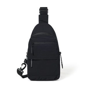 Sac banane en nylon imperméable pour sports de plein air OEM/ODM, sac bandoulière pour homme, petit sac de ceinture pour le cyclisme avec porte-bouteille d'eau - Product Image 2