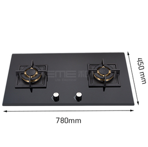 Hot Sale Household Appliance Built in Full Brass 2 burner Gas <b>Stove</b> with CE Certificate - Product Image 1