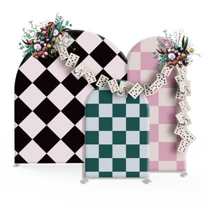 जन्मदिन की प्रदर्शनियों के लिए अनुकूलित सुंदर रंगीन मेहराब पृष्ठभूमि 230 जी बुनाई के लिए अनुकूलित सुंदर रंग आर्क पृष्ठभूमि - Product Image 6