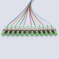 Grosir 12 Core Bundle 09 Pigtail FC/APC Fiber Optic Jumper Model untuk Antarmuka Ruang Data Jaringan Telekomunikasi