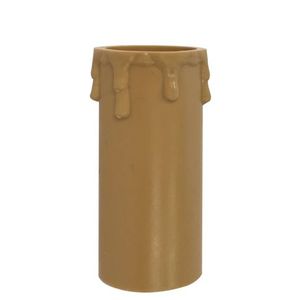 Bougie grande beige, idéale pour la décoration, l'aromathérapie et l'ambiance des espaces, fabriquée avec de la cire de qualité. - Product Image 1