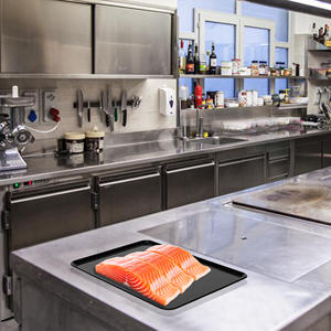 Black Plastic Serving <b>Tray</b> 42x30x1.2h for Display Storage <b>Buffet</b> & Catering - Product Image 3