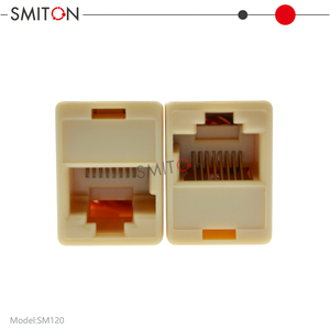 Bộ chuyển đổi RJ45 UTP <span class=keywords><strong>Coupler</strong></span> CAT5E <span class=keywords><strong>Ethernet</strong></span> Cáp Extender nữ để nữ Modular Inline <span class=keywords><strong>Coupler</strong></span> - Product Image 2