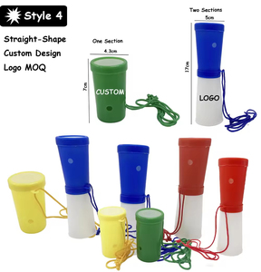 Trompetas de Plástico Personalizadas con Logotipo para Fiestas, Estadios y Deportes, Mini Vuvuzelas Negras - Product Image 5