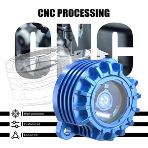 Tapa de filtro de aceite transparente para motocicleta NiceCNC para <span class=keywords><strong>Husqvarna</strong></span> Enduro <span class=keywords><strong>701</strong></span> <span class=keywords><strong>Supermoto</strong></span> 2016 2017 2018 2019 2020 2021 2022 <span class=keywords><strong>2023</strong></span> 2024 - Product Image 3