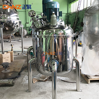 Fabrication de savon homogénéisateur réservoir de mélange ligne de production de détergent mélangeur sous vide homogénéisateur réservoir de mélange mélangeur cosmétique réservoir d'agitation