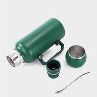 Offre Spéciale Yerba Mate Cup Bouteille d'eau isolée en acier inoxydable avec couvercle de tasse Yerba Gobelet portable pour gourde Yerba Mate