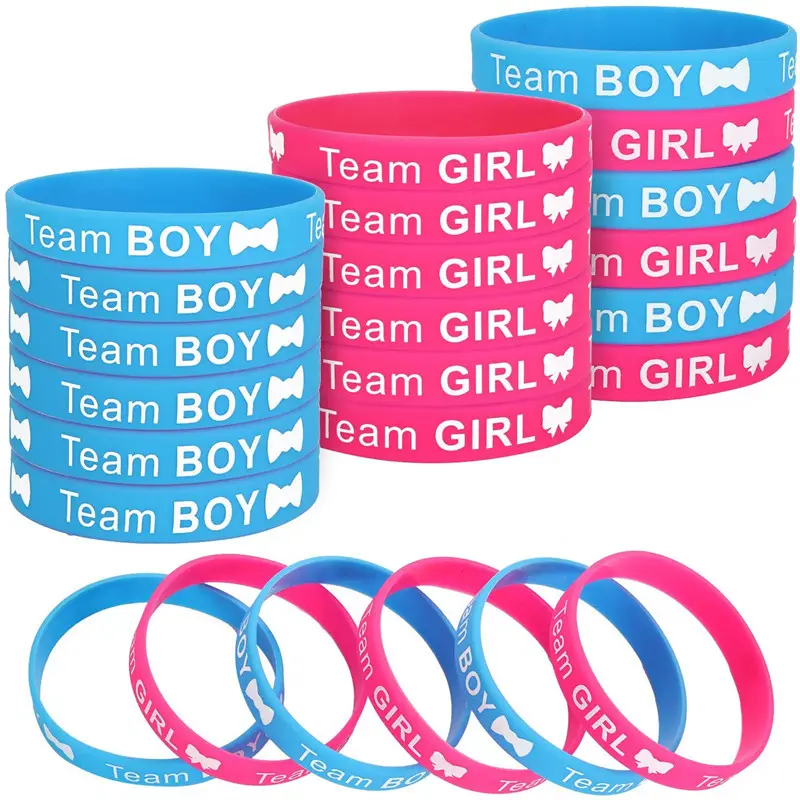 1 Free Silicone Slap Bracelets Soft & Safe Kids Boys & Girls Printing Text 1 