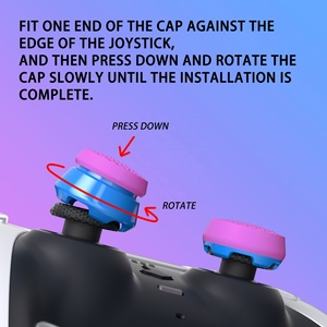 PlayVital Thumbs Pro ARMOR Thumbstick <b>Grips</b> Extender Analog Stick Joystick Covers for PS5 <b>Controller</b> - Product Image 6