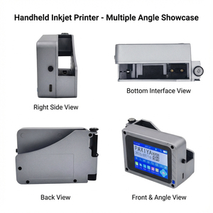 Imprimante à jet d'encre portable nouvelle génération facile à utiliser, écran tactile, encre imperméable pour l'impression d'étiquettes et de cartes industrielles - Product Image 2