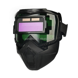 Máscara <span class=keywords><strong>de</strong></span> protección <span class=keywords><strong>de</strong></span> soldadura dividida estilo Harley 2025, atenuación automática, casco <span class=keywords><strong>de</strong></span> soldadura transpirable eléctrico con energía Solar, sombra DIN11 - Product Image 3