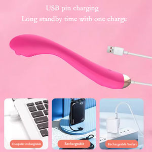 Vibromasseur USB femelle doigt point G avec 10 fréquences stimulateur clitoridien masseur orgasme prise de charge - Product Image 3
