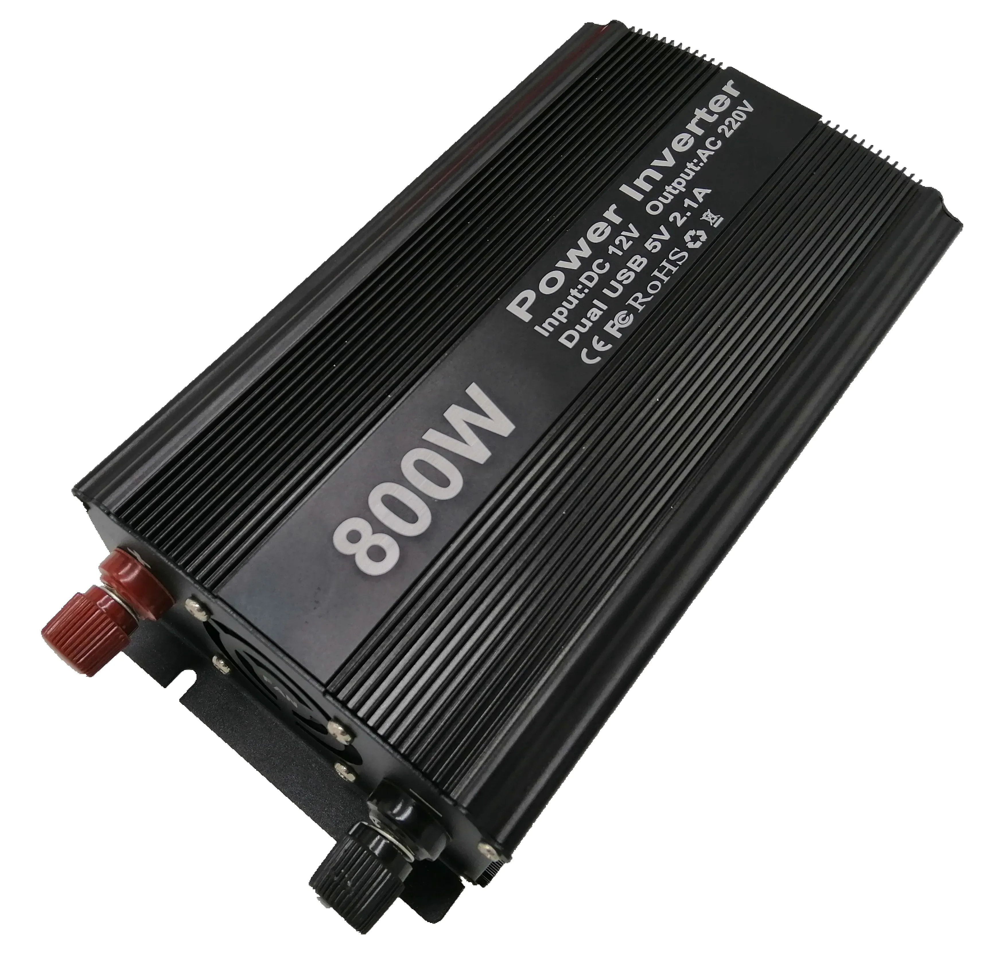 800W low interference, high efficiency versatile Modified Sine Wave Inverter. Converts 12 VDC to 115 VAC