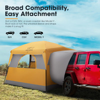 Tente de lit de camionnette SAN HIMA tente arrière de voiture de grande taille imperméable SUV tente de cargaison pour Camping en plein air hayon randonnée