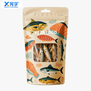 Bolsa de Mylar de Plástico de Grado Alimenticio con Impresión Personalizada, a Prueba de Olores, Reutilizable, de Aluminio, Tipo Stand-Up, para Granos, Carne Seca y Calamar - Product Image 5