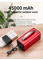 Chargeur de batterie de générateur solaire 180W 45000mAh Station d'énergie solaire portable Alimentation de batterie externe pour camping