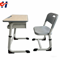 Ensemble de bureau et chaise réglables personnalisables de bonne qualité pour l'école, bureaux et chaises d'écolier, chaise et table pour étudiants