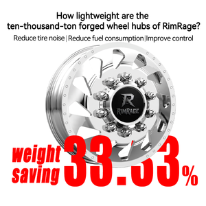 ล้อแม็ก J02ทันเดอร์ DRW แบบอะลูมิเนียม22 24 26นิ้วสำหรับรถฟอร์ด F350 F450 F550 Chevy Silverado 3500HD GMC Sierra - Product Image 2