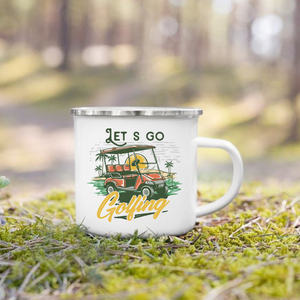 Taza con estampado de playa de <span class=keywords><strong>California</strong></span> Plam, tazas esmaltadas para acampar, taza de cerveza para fiesta de fogata de aventura, tazas con mango de montaña, regalos para <span class=keywords><strong>Camper</strong></span> - Product Image 3