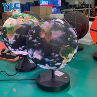 Esfera Pantalla LED Pantalla Globo Diámetro 1m 2M Pantalla esférica P3 P2 P2.5 Pantalla de bola Led en forma de uso para exposición al aire libre