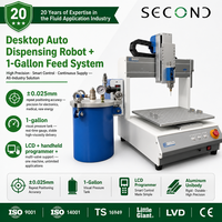 Distributeur de colle de bureau haute précision 3 axes 0,025 mm certifié CE avec système de visualisation de 1 gallon, provenant d'un fabricant avec 20 ans d'expérience
