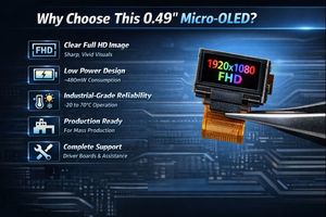 0,49-дюймовый OLED-дисплей на кремниевой основе с интерфейсом Micro HDMI для VR/AR-приложений - Product Image 6