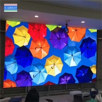 Écran mural led HD P4.81, couleur, mince et léger, 4.81mm, pour le commerce, personnalisé en usine