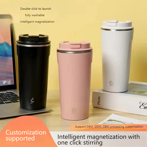 Portable Magnetic Automatic Stirring Coffee Cup with <strong>Protein</strong> Powder Water Cup <strong>Gift</strong> - Product Image 2