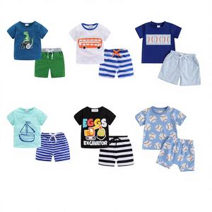 Venta Directa de Fábrica, Conjuntos de Comida Combinados para Niños a Bajo Precio, Modelo 4 Estaciones TZ-044, Algodón/Poliéster, Infantiles - Product Image 1