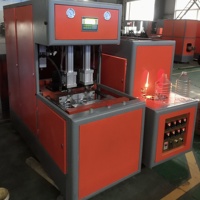 Máquina de Moldeo por Soplado de Botellas PET Semiautomática de 2 Cavidades y 5L con Motor PLC de Alta Productividad