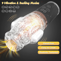 Dual-Motor Verbesserte Saug- und Vibrations-Masturbationshilfe für Erwachsene