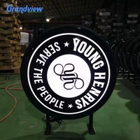 Boîte à lumière 3D extérieure personnalisée, enseigne lumineuse LED, logo lumineux, Letrero Luminoso pour la publicité murale des magasins et des bâtiments