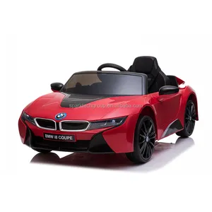 2020 SparkFun fabrika sıcak satış lisanslı BMW I8 araba binmek çocuklar 4 tekerlekli guangzhou oyuncaklar arabalar elektrikli