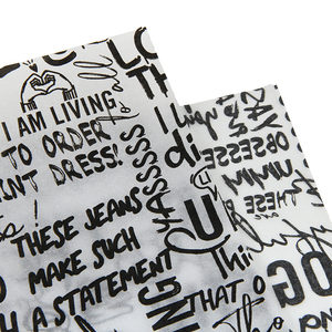 Giấy gói quà cao cấp, chất lượng tốt, màu trắng, in logo theo yêu cầu, mẫu miễn phí, bán buôn - Product Image 3