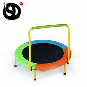 Sundow Tùy Chỉnh Đầy Màu Sắc Trampoline Nhảy Tập Thể Dục Hình Bầu Dục Mini Trampoline Với Xử Lý - Product Image 6